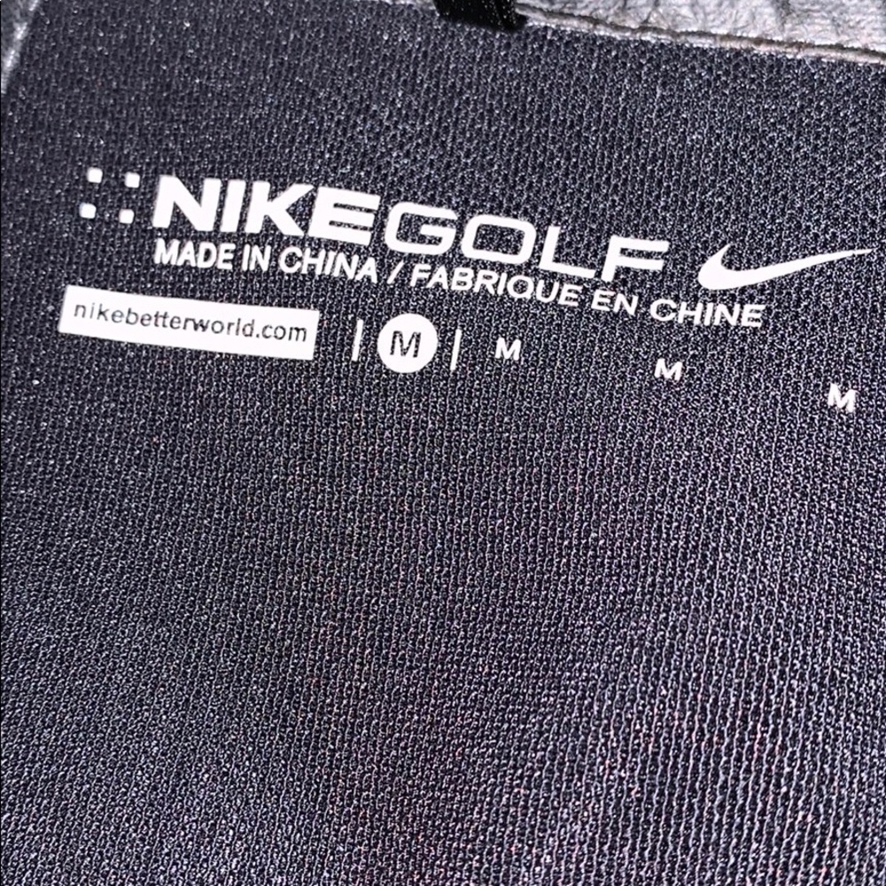 Nikeglf size medium in men